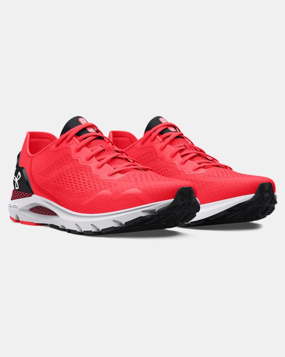 Men's UA HOVR™ Sonic 6 Running Shoes in Red image number 3